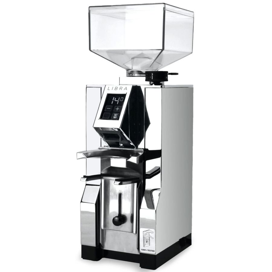 Eureka Mignon Libra 16CR espressokahvimylly, kromi