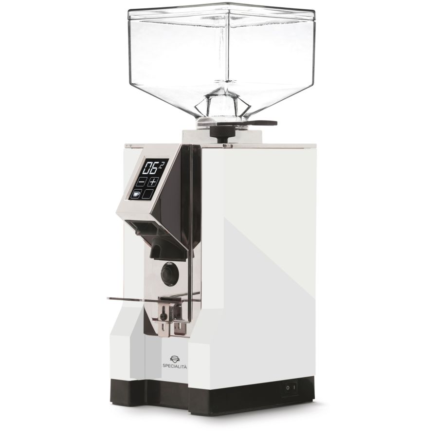 Eureka Mignon Specialità 16CR Espresso Coffee Grinder, White