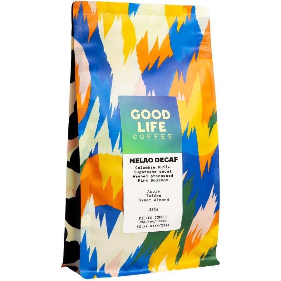 Good Life Coffee Melao Decaf Pink Bourbon, Colombia 225 g kaffebönor
