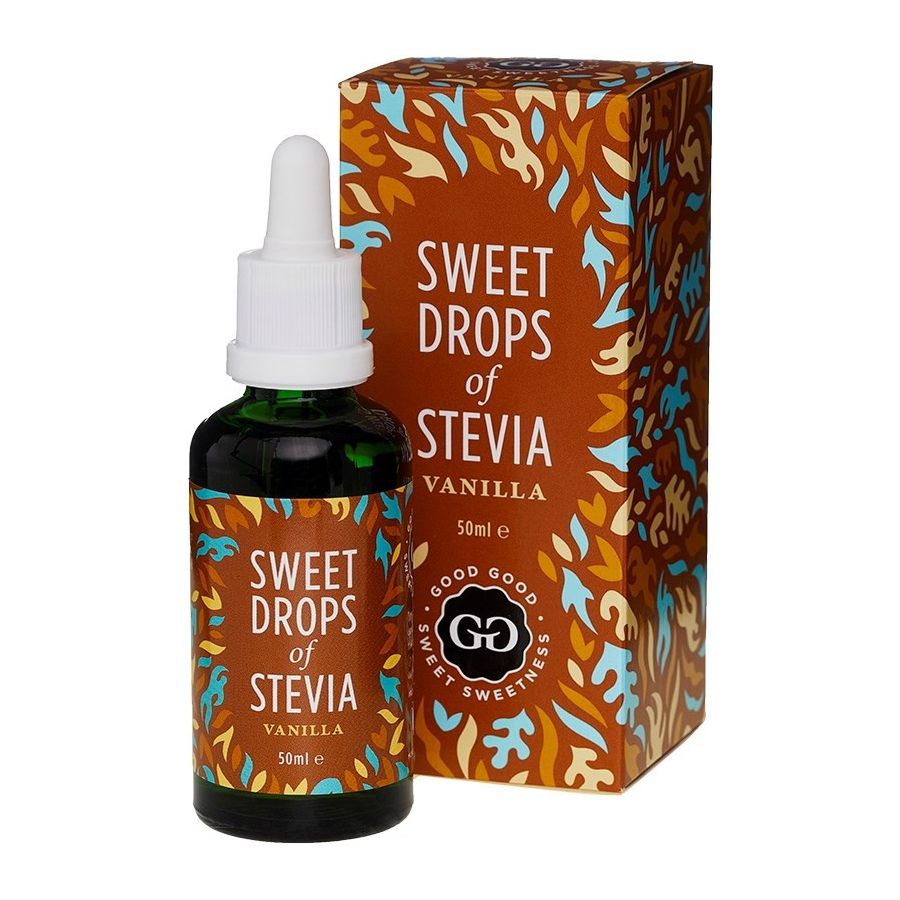 Good Good Sweet Drops Of Stevia makeutusaine, vanilja 50 ml