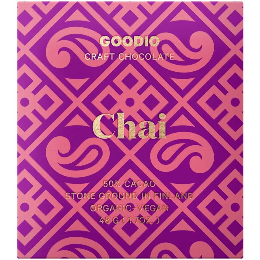 Goodio Chai Organic Chocolate 50%, 48 g