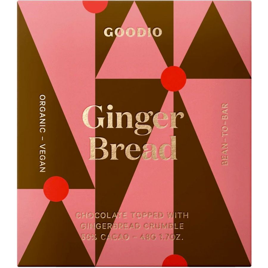 Goodio Gingerbread luomu-suklaa 50%, 48 g