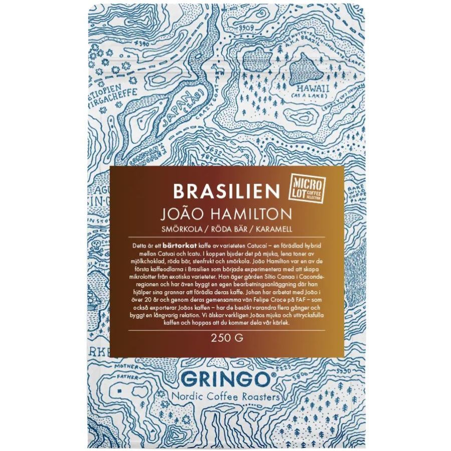Gringo Nordic Brasilien João Hamilton 250 g kahvipavut