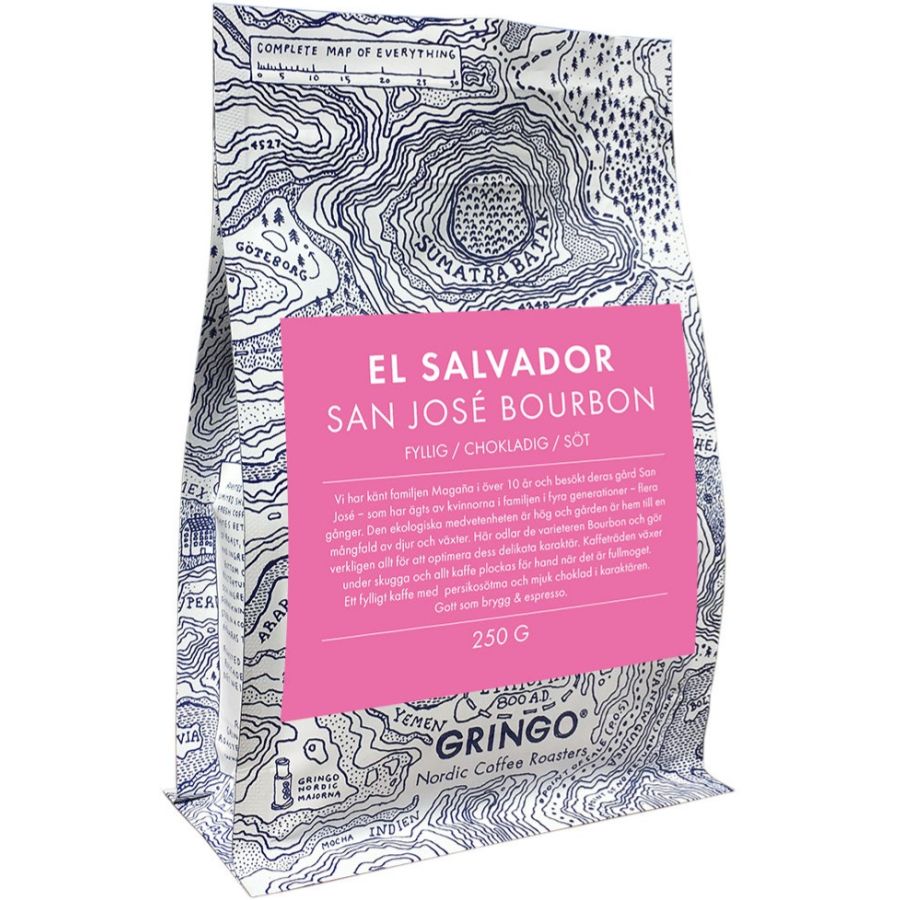 Gringo Nordic El Salvador San José Bourbon 250 g kahvipavut