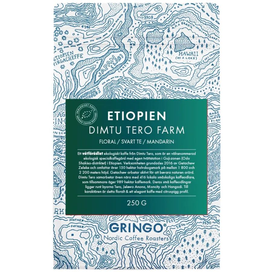 Gringo Nordic Etiopien Dimtu Tero Farm 250 g kahvipavut