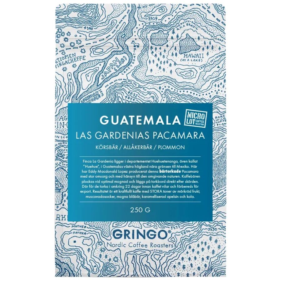 Gringo Nordic Guatemala Las Gardenias Pacamara 250 g kahvipavut