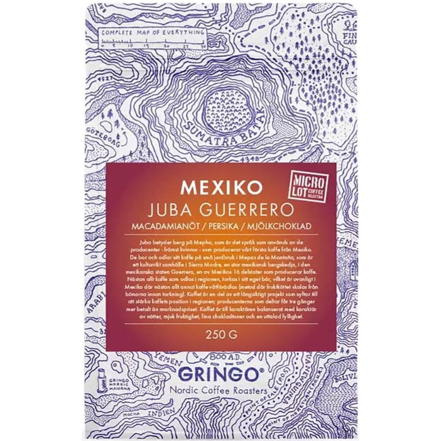 Gringo Nordic Mexiko Juba Guerrero 250 g kahvipavut