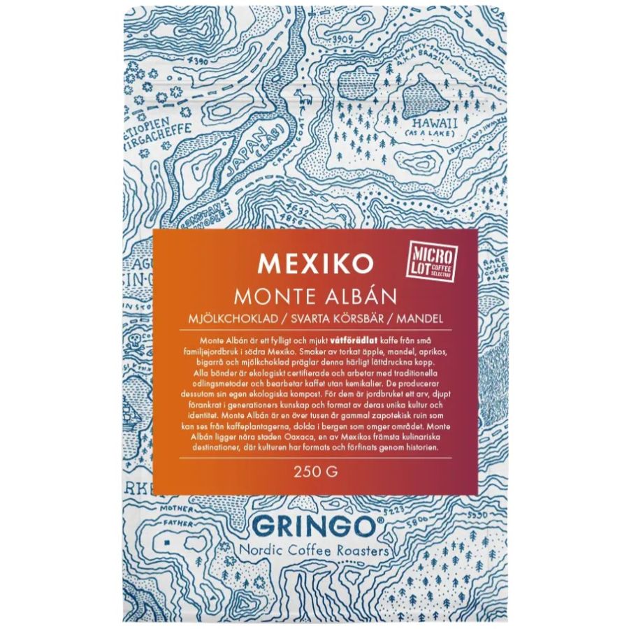 Gringo Nordic Mexiko Monte Albán 250 g Coffee Beans