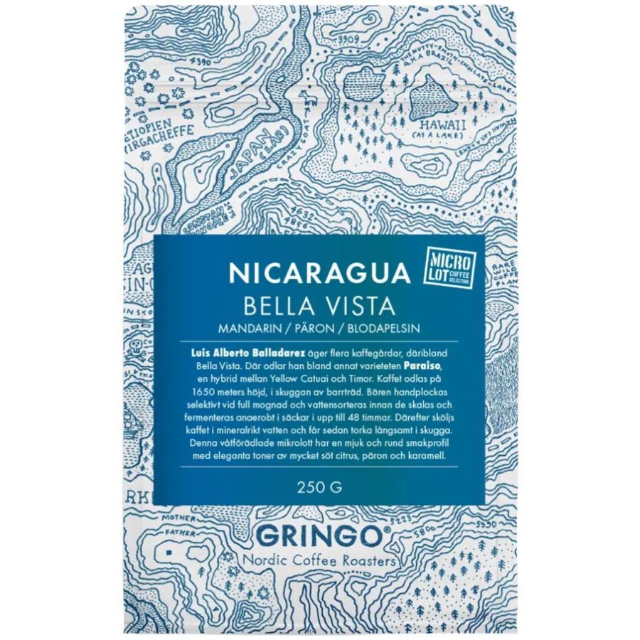 Gringo Nordic Nicaragua Bella Vista 250 g kahvipavut