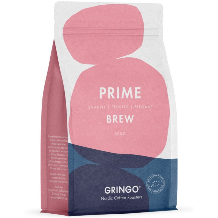 Gringo Nordic Prime Brew EKO 500 g kaffebönor