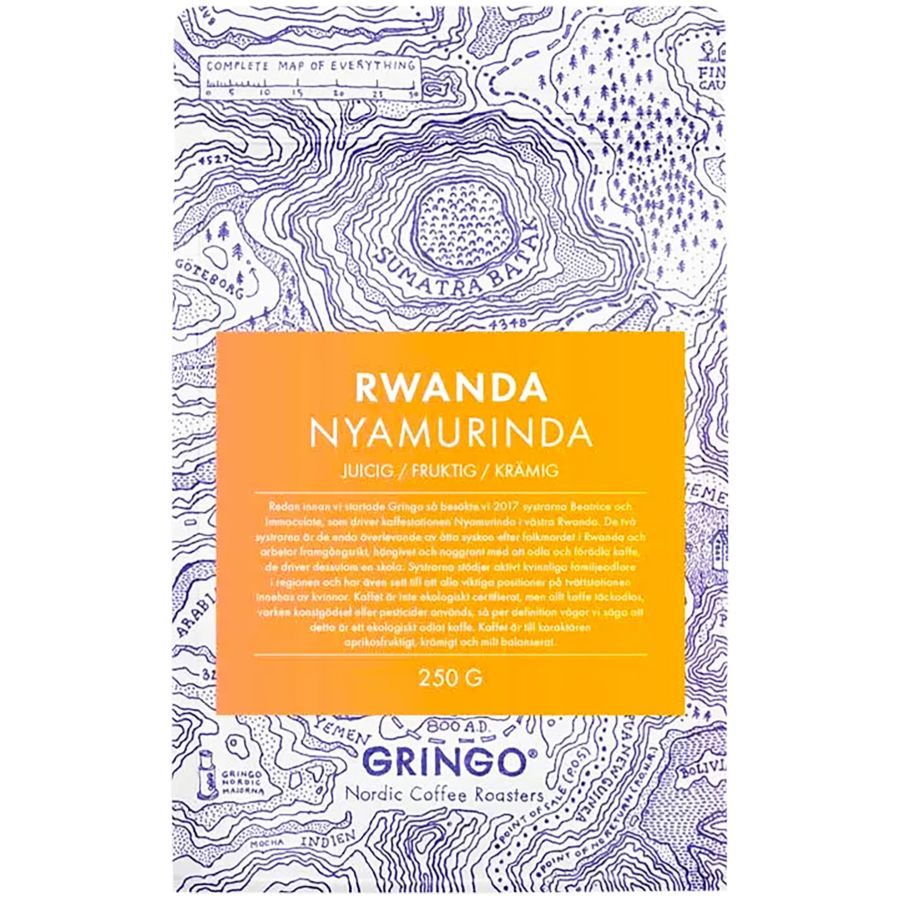 Gringo Nordic Rwanda Nyamurinda Red Bourbon 250 g kahvipavut