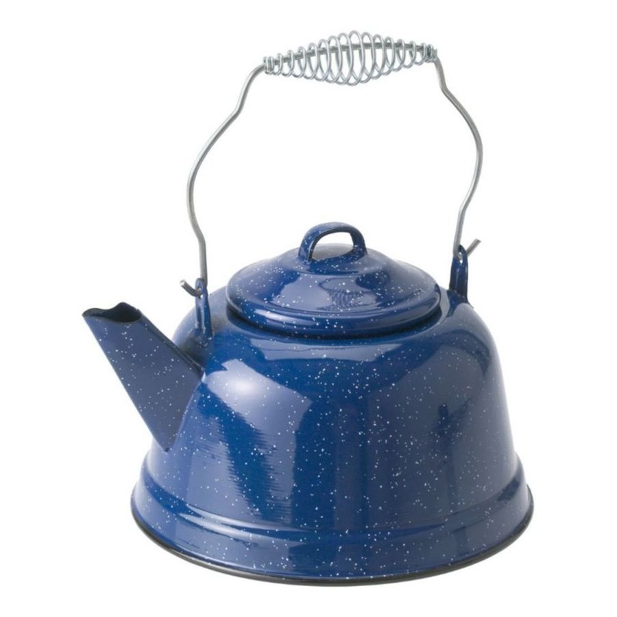 GSI Outdoors Enamel Tea Kettle, Blue