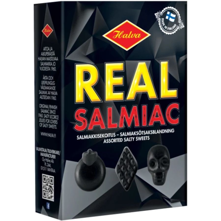 Halva Real Salmiac, rasia 230 g