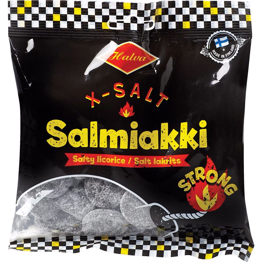 Halva Halva X-Salt Salmiakki 120 g pussi