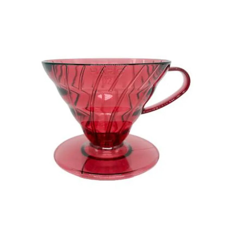 Hario V60 20th Anniversary Dripper suodatinsuppilo koko 02, Mojimi Red