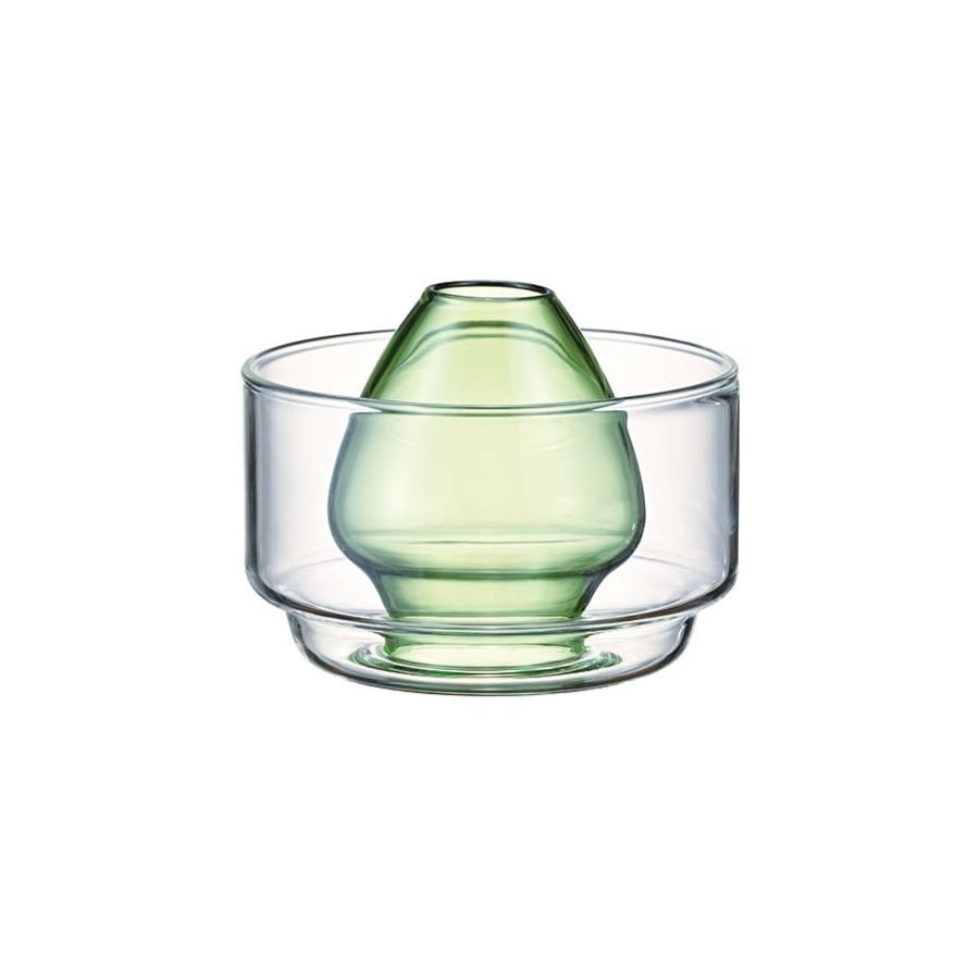 Hario Chasen skål & ställning för matchavisp, grön
