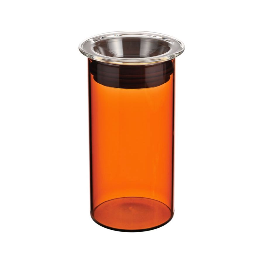 Hario Colors Canister lasinen säilytyspurkki 400 ml, oranssinpunainen