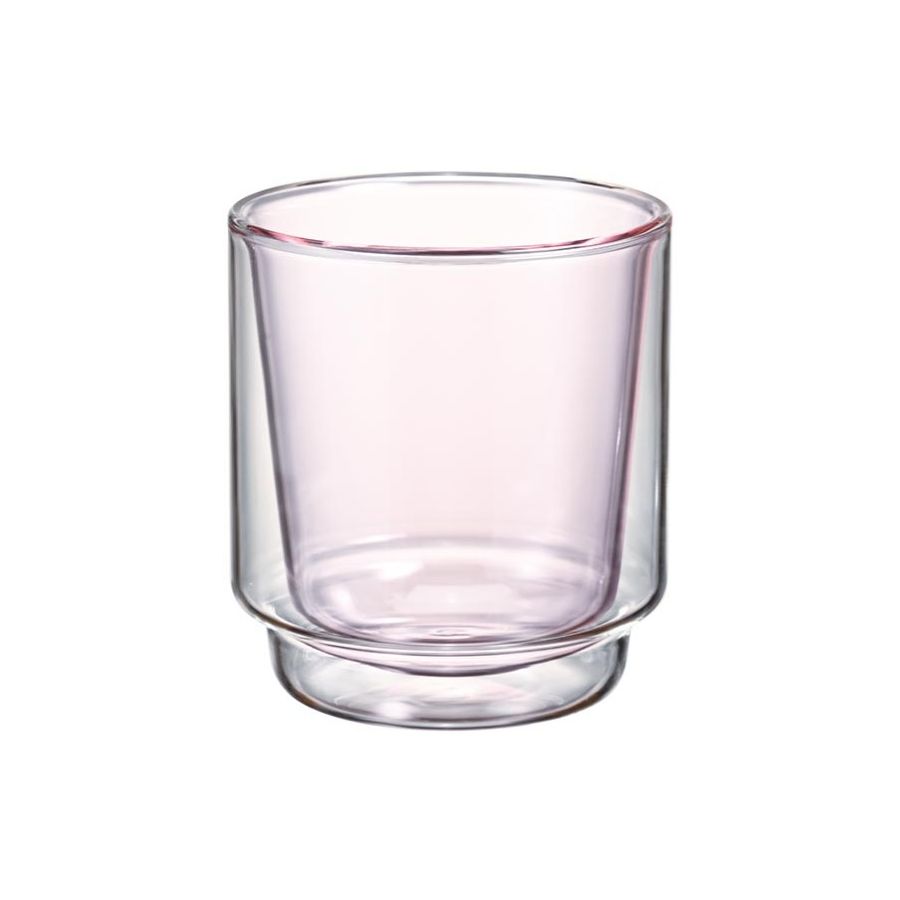 Hario Double-Walled Matcha Cup -matchaglas 370 ml, rosa