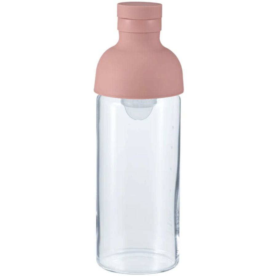 Hario Filter-in Bottle Cold Brewed Tea -teepullo 300 ml, Smoky Pink