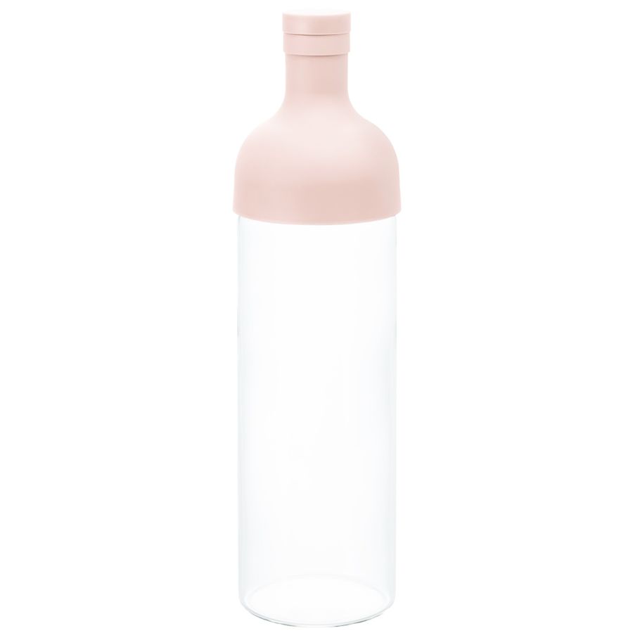 Hario Filter-In Bottle Cold Brewed Tea -teepullo 750 ml, Smokey Pink