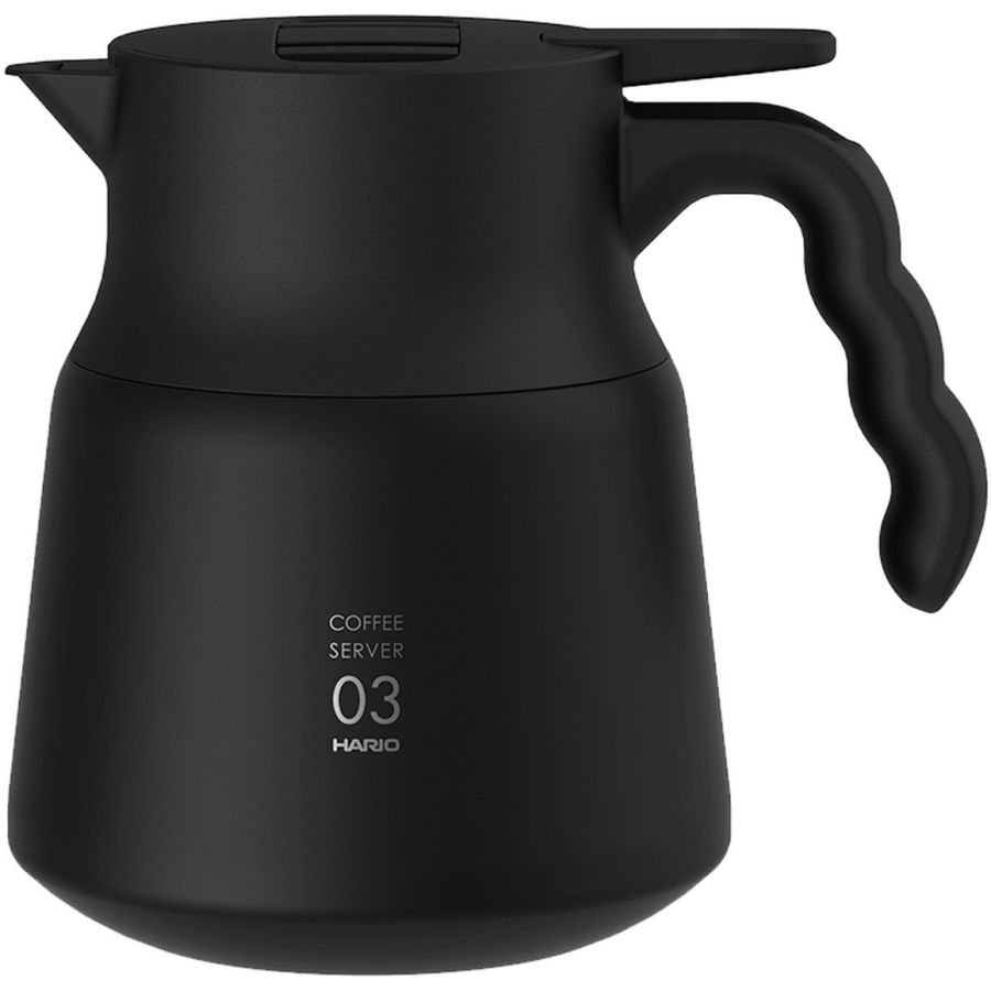 Hario V60 Insulated Stainless Steel Server PLUS storlek 03 800 ml, svart