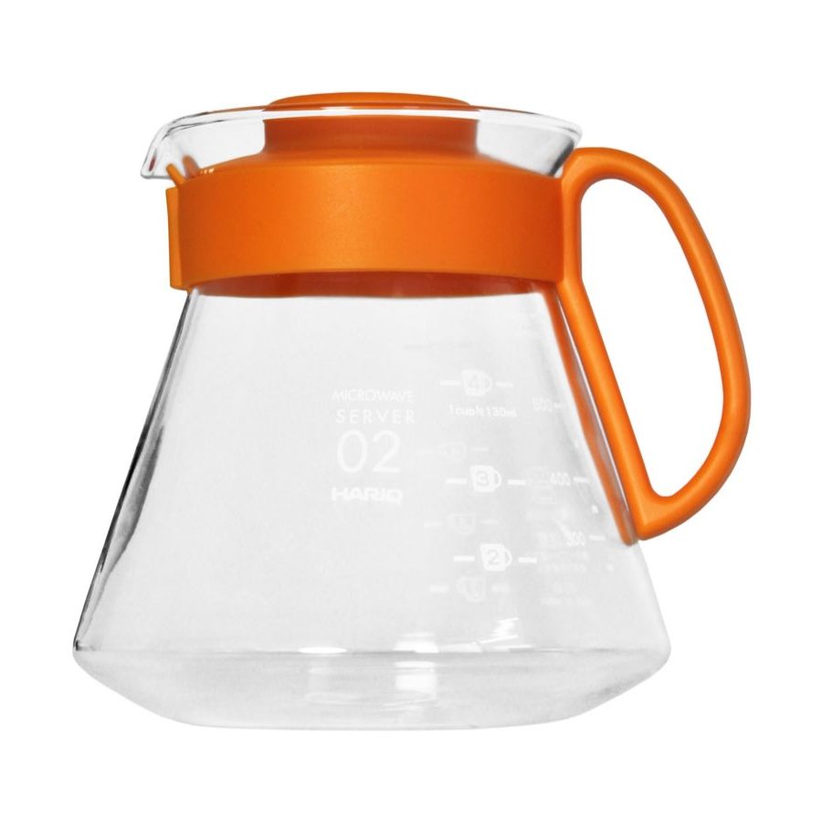 Hario V60 Range Server Candy Edition Size 02, 600 ml Koi Orange