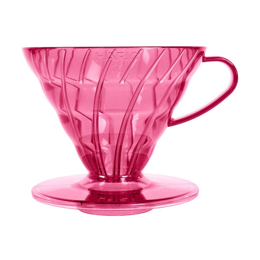 Hario V60 Dripper Size 02 Candy Edition, Flamingo Pink