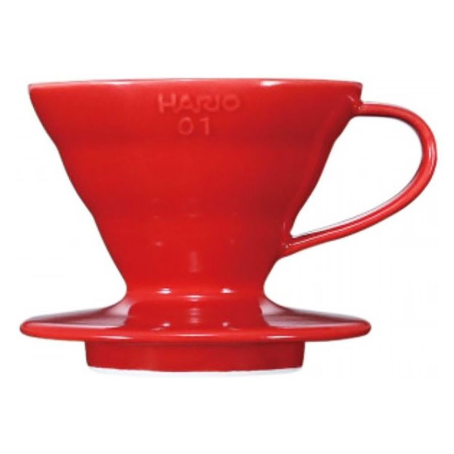 Hario V60 Dripper koko 01 keraaminen suodatinsuppilo, punainen