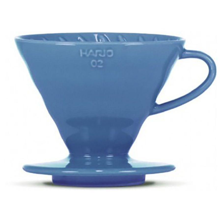 Hario V60 Dripper koko 02 keraaminen suodatinsuppilo, siniturkoosi