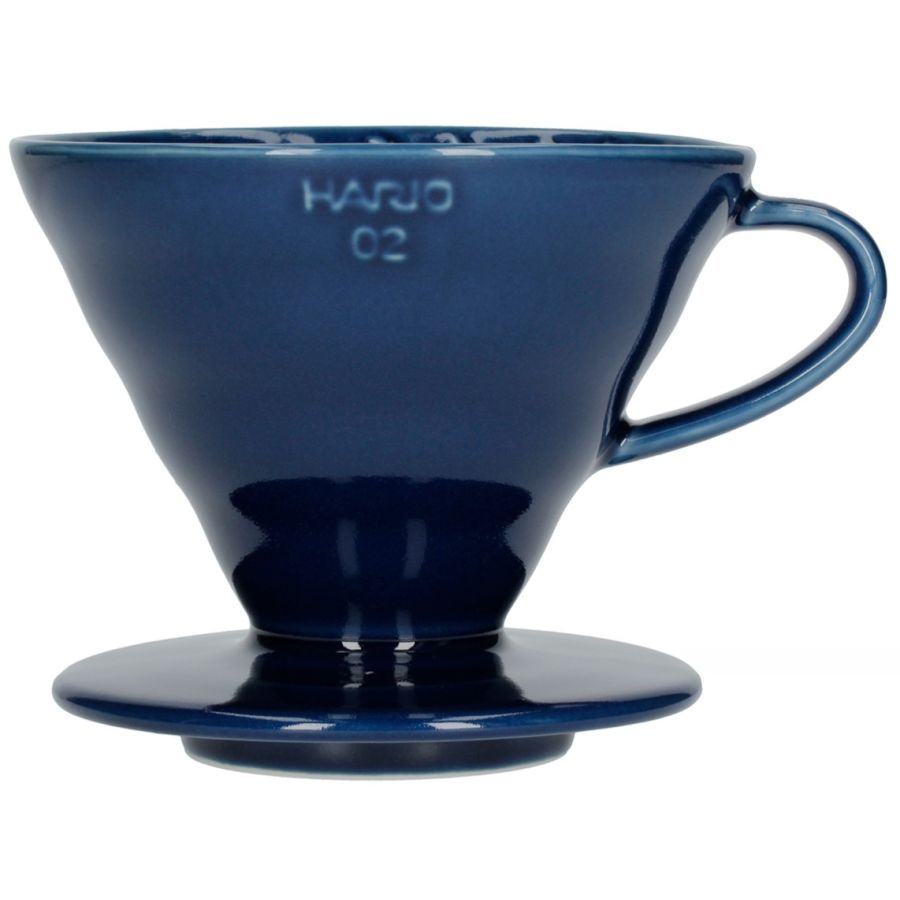 Hario V60 Dripper koko 02 keraaminen suodatinsuppilo, indigonsininen