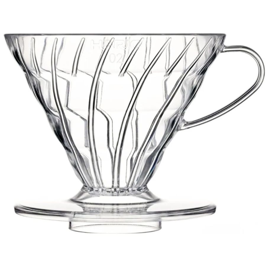 Hario V60 Tritan Dripper suodatinsuppilo koko 02, kirkas