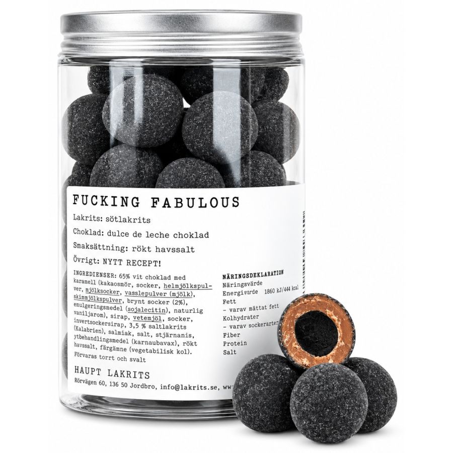 Haupt Lakrits - Fucking Fabulous - Dulce de Leche & savustettu merisuola 250 g