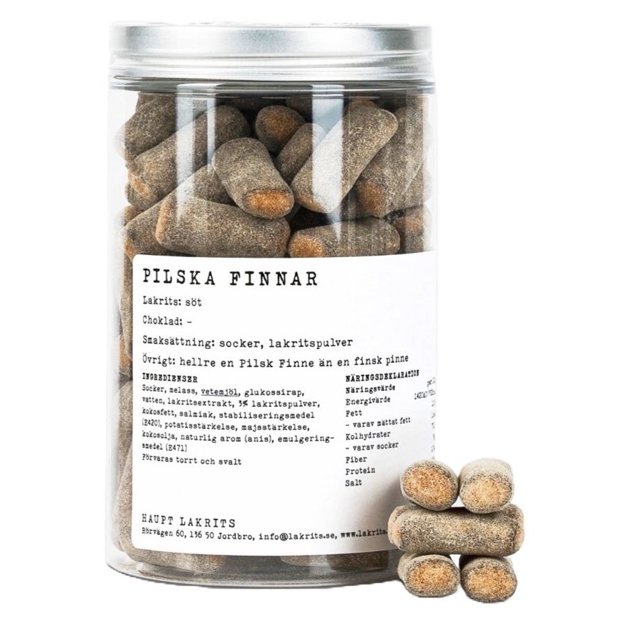 Haupt Lakrits - Pilska Pinnar - makea lakritsi 300 g