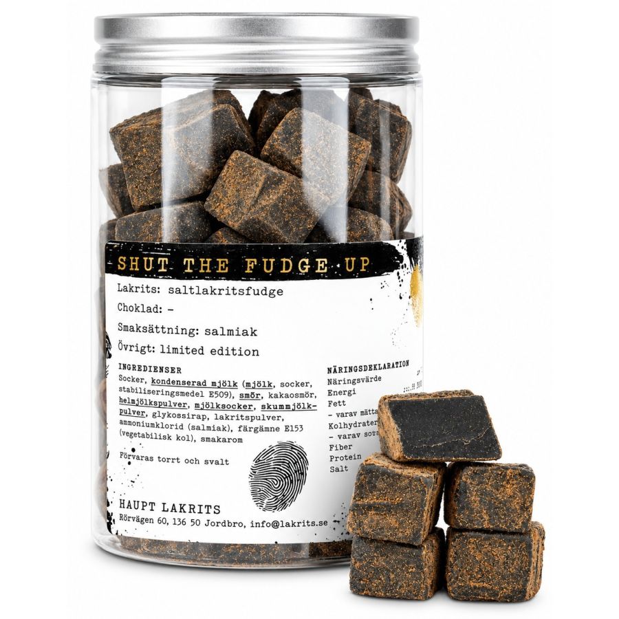 Haupt Lakrits Shut The Fudge Up - lakritsi & salmiakkifudge 250 g