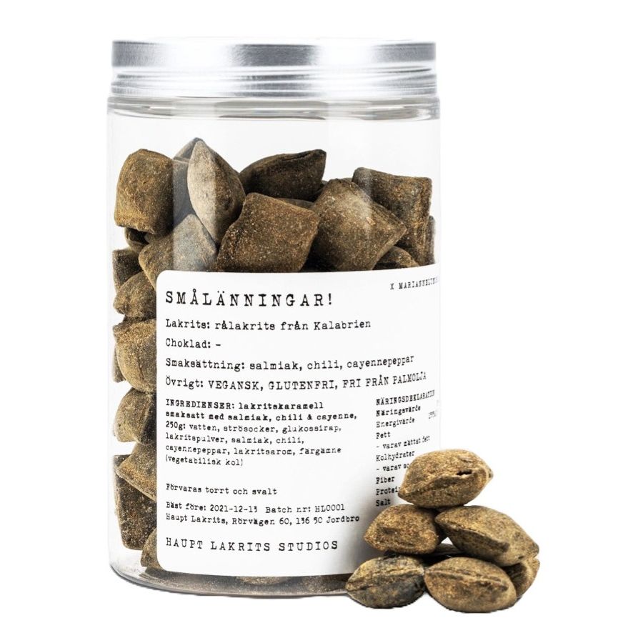 Haupt Lakrits - Smålänningar - voimakas suolalakritsi 250 g