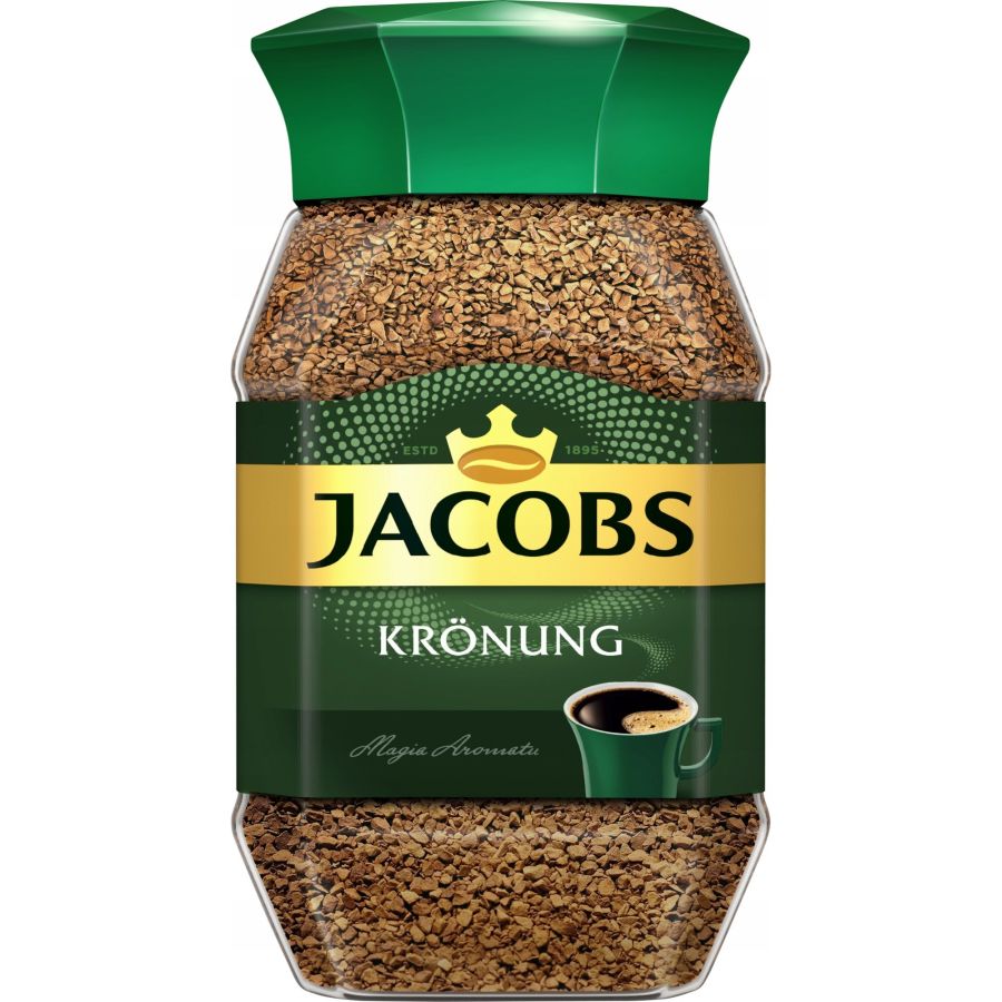 Jacobs Krönung pikakahvi 200 g lasipurkki