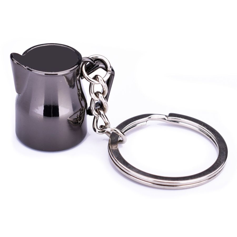 JoeFrex Keychain, Milk Pitcher, Black