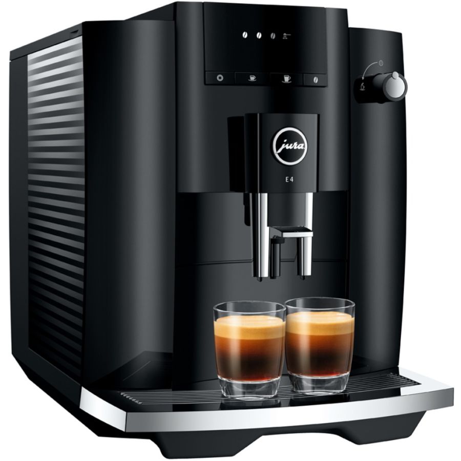 Jura E4 kaffeautomat, Piano Black