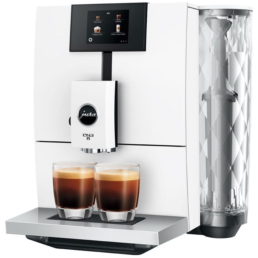 Jura ENA 8 (EC) Fully Automatic Coffee Machine, Nordic White