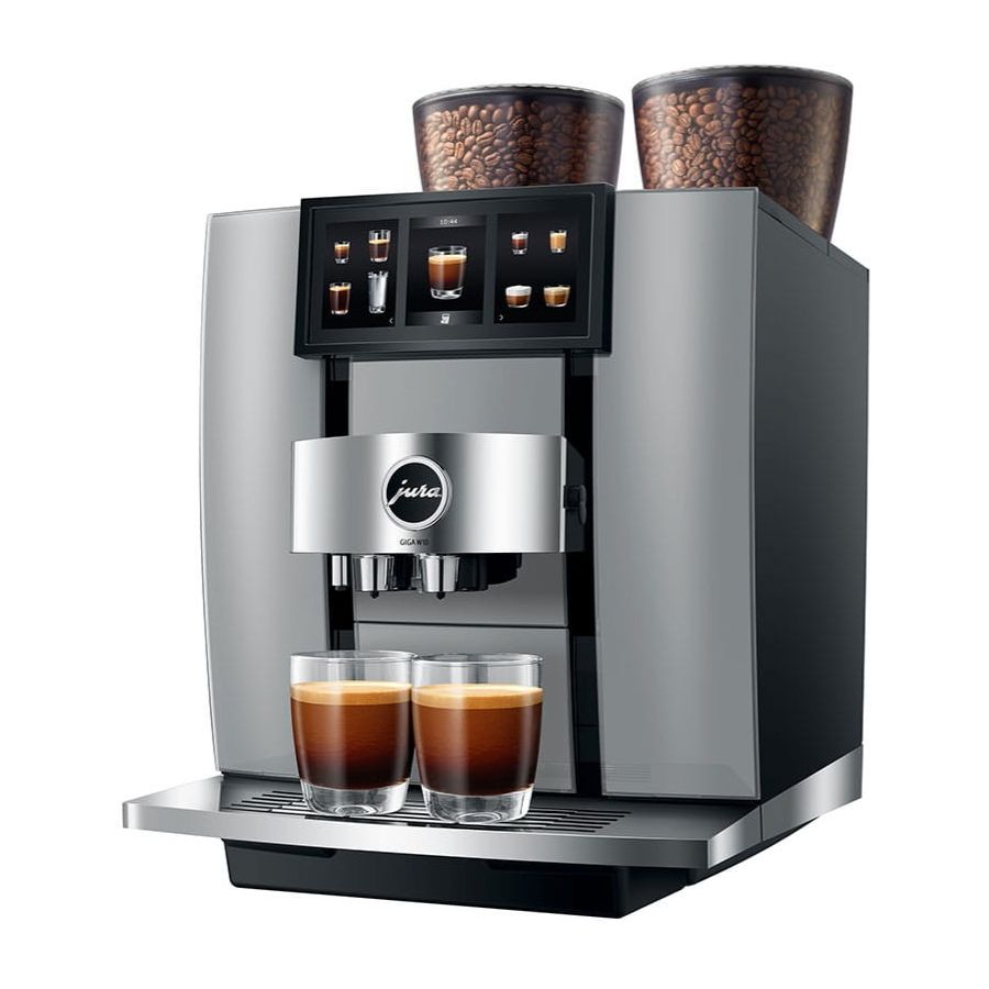 Jura GIGA W10 (EA) Professional kaffeautomat, Diamond Silver