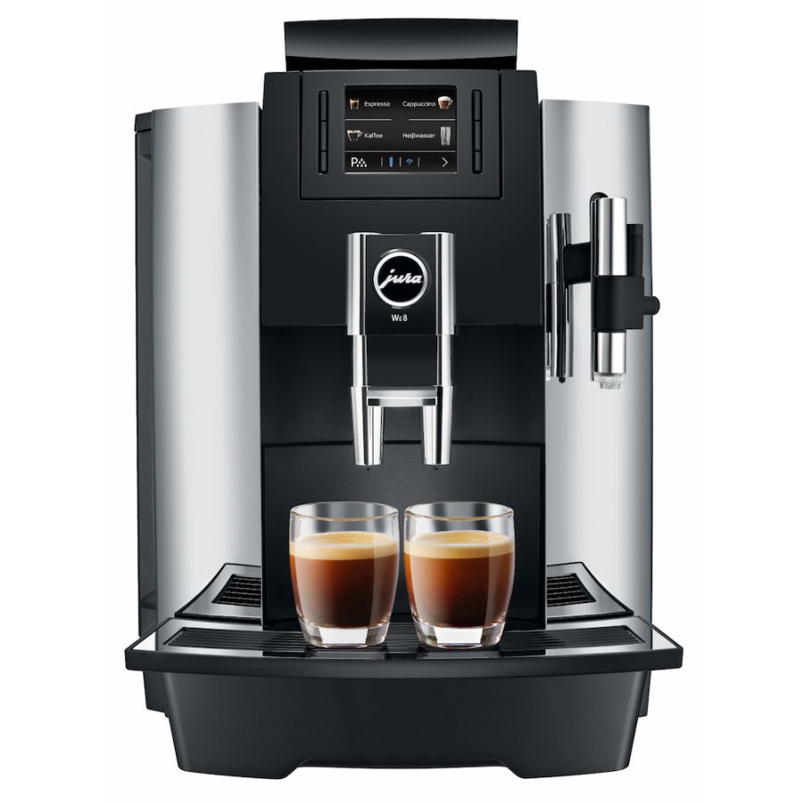 Jura WE8 Coffee Machine, Chrome