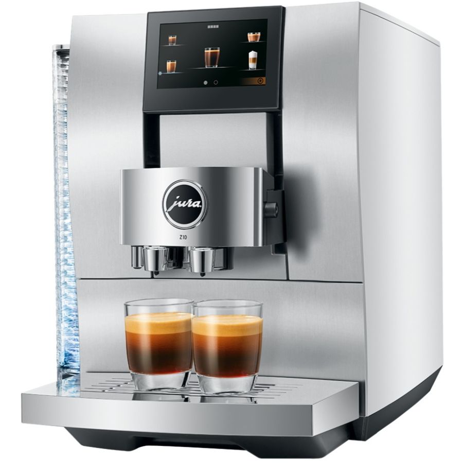 Jura Z10 Fully Automatic Coffee Machine, Aluminium White