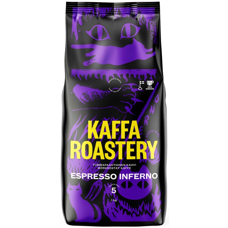 Kaffa Roastery Espresso Inferno 1 kg Coffee Beans