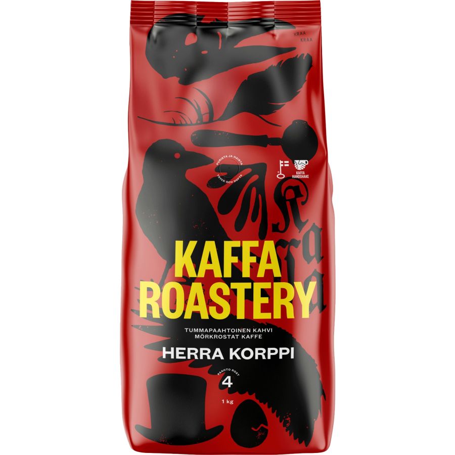 Kaffa Roastery Herra Korppi 1 kg kahvipavut