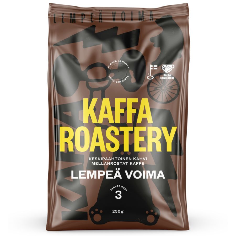 Kaffa Roastery Lempeä Voima 250 g kaffebönor