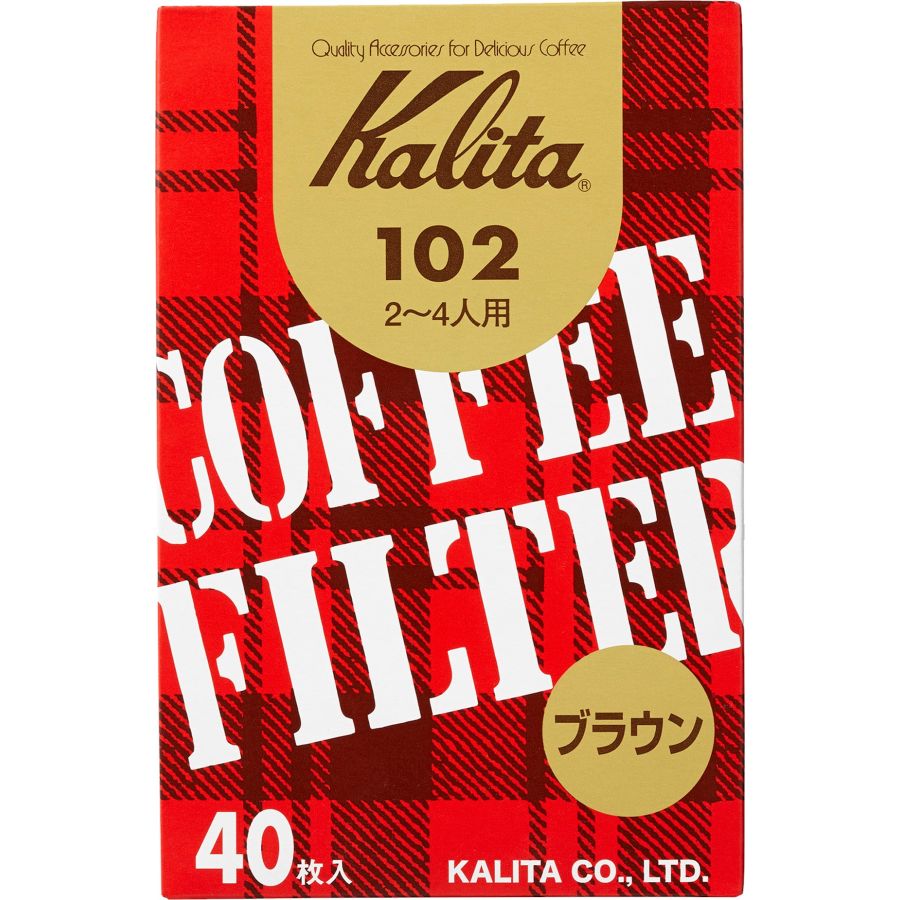 Kalita 102 ruskea suodatinpaperi, 40 kpl