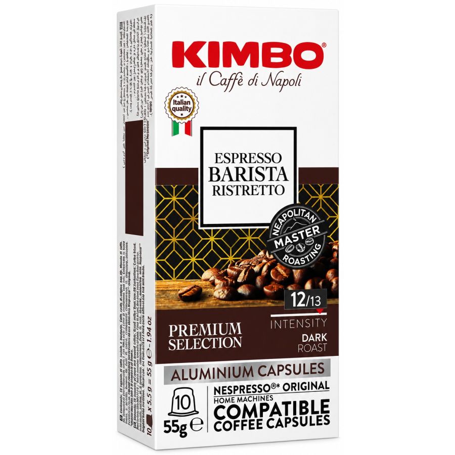 Kimbo Ristretto Nespresso-yhteensopiva kapseli 10 kpl