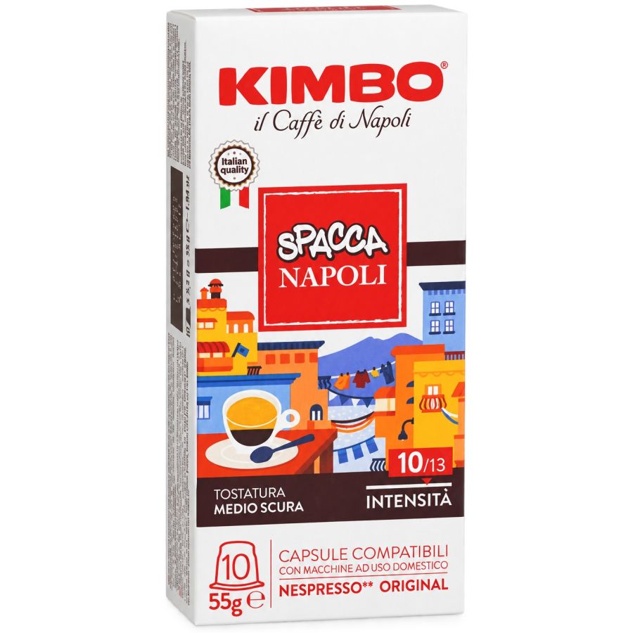 Kimbo Spacca Napoli Nespresso-yhteensopiva kapseli 10 kpl