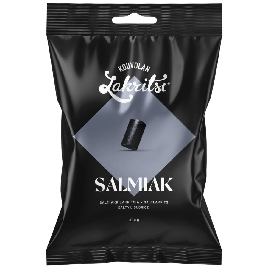 Kouvolan Lakritsi Salmiakki-Lakritsipala 300 g