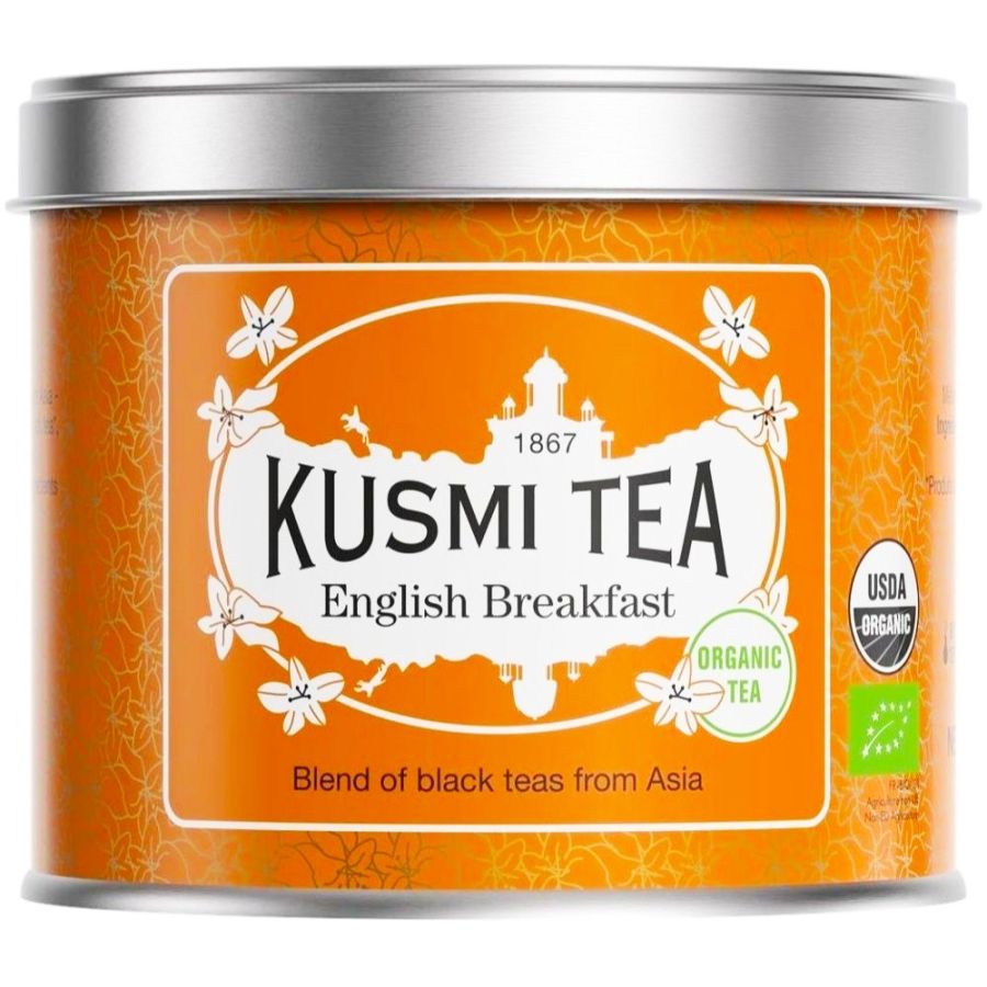 Kusmi Organic English Breakfast 100 g metallipurkki